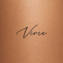 Vivre by Blackdot - tattoo render on skin 