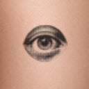 Watching You by Mommy I'm Sorry - tattoo render on skin 