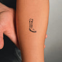 Wildflower Stitch Boot by Mommy I'm Sorry - tattoo render on arm 